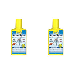 Tetra AquaSafe to Turn Tap Water into Safe and Healthy Water for Fish and Plants, 250 ml (Pack of 2)