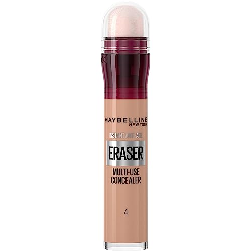 Maybelline Instant Anti Age Eraser Eye Concealer, Dark Circles And Blemish Concealer, Ultra Blendable Formula, 04 Honey