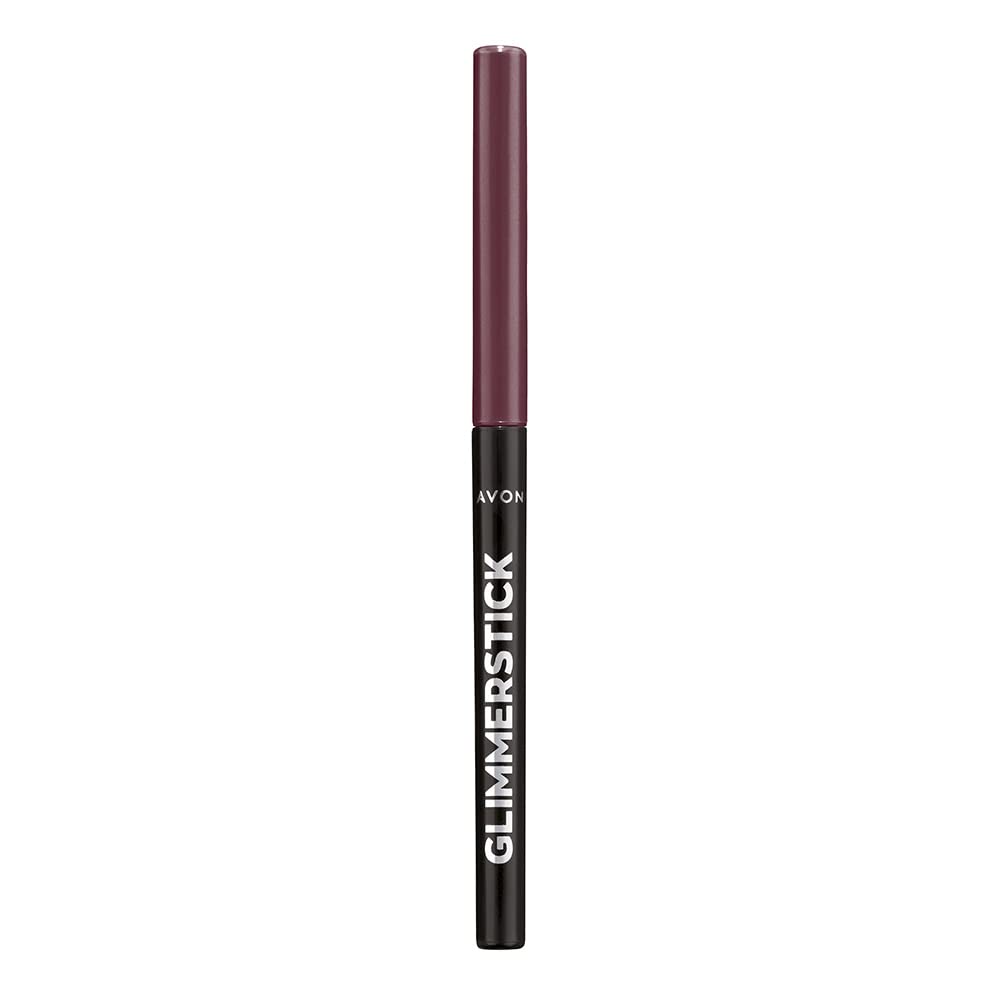 Avon Glimmerstick Eyeliner Majestic Plum, Tug-Free, Soft-Glide Formula for Bold, Intense and Waterproof Colour