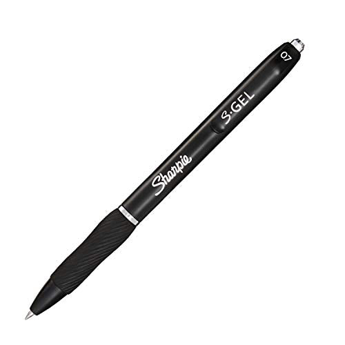 Sharpie S-Gel   Gel Pens   Medium Point (0.7mm)   Black Ink   3 Count