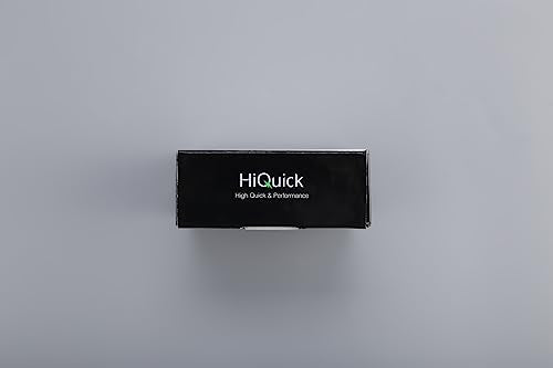 HiQuick LCD 4-slot Battery Charger for AA & AAA Ni-MH Ni-CD Rechargeable Batteries, Type C and Micro USB Input, Fast Charging Function, Intelligent Battery Detection Technology AA AAA Charger