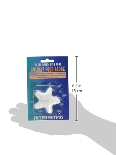 Interpet Slow Release Holiday Mineral Fish Food Block with Freeze Dried Food (Pack of 2)