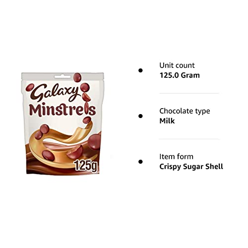 Galaxy Minstrels Milk Chocolate Pouch Bag 125g