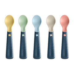 Tommee Tippee Easigrip Self-Feeding Weaning Spoons, Pack of 5,package may vary