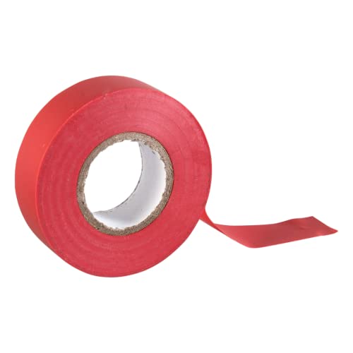 Gocableties Red Electrical Tape, 19mm x 20m, Strong Self-Adhesive PVC Insulation Tape for Insulating, Repairing and Protecting Electrical Wires, 2 Rolls