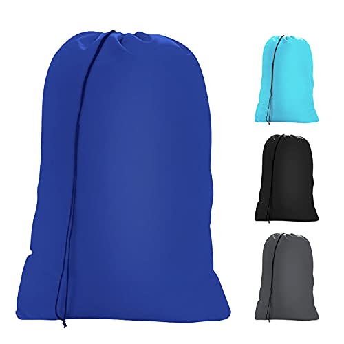 OTraki Large Travel Laundry Bags with Drawstring 20 x 24 inch 2 Pcs Heavy Duty Organizer Bag Foldable Laundry Bag Tear Resistant Storage Bag for Dirty Clothes Toys Hamper Basket Camp Home College Dorm