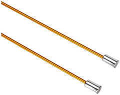 Knit Pro KP47262 Zing: Knitting Pins: Single Ended: 30cm x 2.25mm, 2.25mm Gold