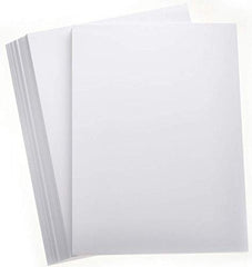 50 Sheets A4 300gsm Thick White Printer Crafts Cardboard