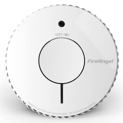 FireAngel Optical Smoke Alarm with 10 Year Sealed For Life Battery, FA6620-R (ST-622 / ST-620 replacement, new gen) , White