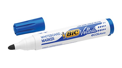 Bic TS-140038 Velleda 1701 Dry Wipe Bullet Tip Whiteboard Marker Pen, Pack of 4