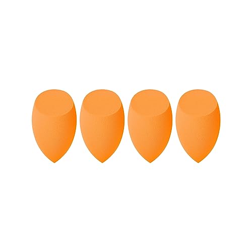 Real Techniques Miracle Complexion Beauty Sponge Makeup Blender Set, Orange, (Pack of 8)