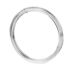 TooTaci Stainless Steel Wire,5M/1.5mm Bendable Craft Silver Stainless Steel Wire,Picture Wire, Hanging Wire for Garden wire trellis,Model Sculpting,Crafting