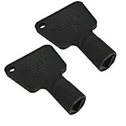 G4GADGET Pack of 2 Gas Meter Box Key Triangular Black Plastic Key Water Electric Utility Key…