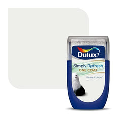 Dulux Simply Refresh Tester Paint - White Cotton - 30ML, 5382947