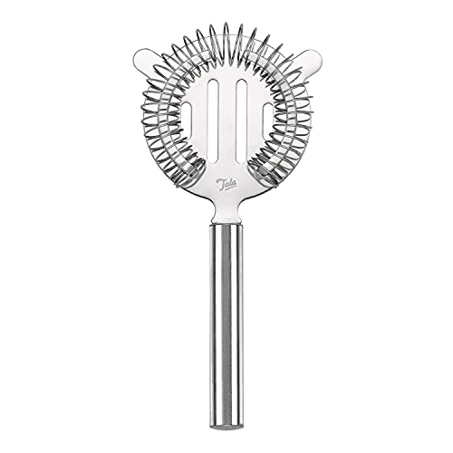 Tala Cocktail Strainer, Stainless Steel Drinks Strainer for making Cocktails, Professional grade and perfect for home use or for themed events