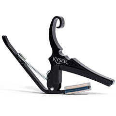 Kyser Quick-Change Capo for 6-string acoustic guitars, Black, KG6B