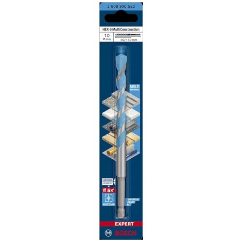 Bosch Professional 1x Expert HEX-9 MultiConstruction Drill Bit (for Concrete, Ø 3,00x90 mm, Accessories Rotary Impact Drill)