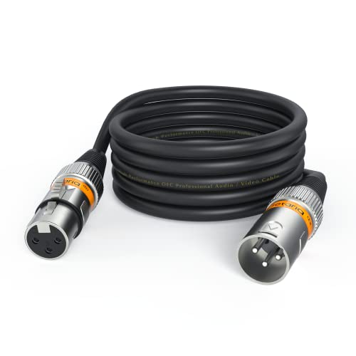 Getaria XLR Cable, Microphone Cable, 3 Pins XLR Male to Female Mic Cable Balanced XLR Microphone Cable for Mic Mixer,Recording Studio,Podcast (2M XLR)