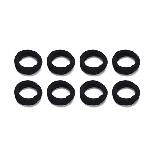 LEBQ 200 Pieces Mini Hairbands Girl Baby's Elastic Hair Ties Tiny Soft Rubber Bands for Baby Kids (Black)