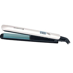 Remington Shine Therapy Hair Straightener with Advanced Ceramic coating infused with Moroccan Argan Oil for sleek & smooth glide, Floating plates, Digital display, 9 settings 150°C–230°C, S8500