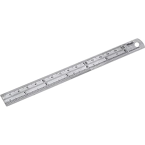 Rolson 150mm (6 inch) Stainless Steel Ruler 50822