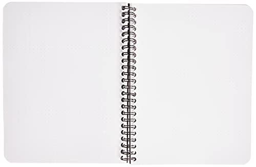 RHODIA 193439C - Spiral Notebook (Full Bound) Notebook Black - A5and - Dot Dot - 160 Detachable Pages - White Clairefontaine Paper 80 g/m - Soft and Resistant Cover - Classic