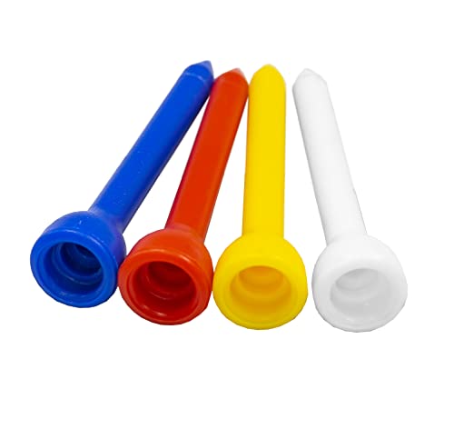 Longridge t Long Plastic Golf Tees 50MM PACKS (20 PCS)