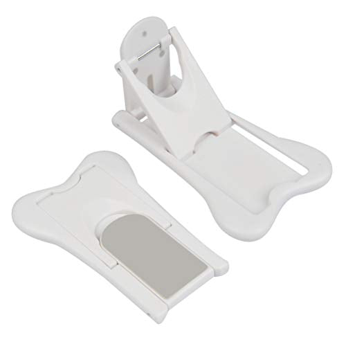 FOCCTS 2 Packs Sliding Door Locks for Baby Proofing Strong Adhesive, Easy to Operate, Stop Baby and Pets Opening Sliding Window, Sliding Doors