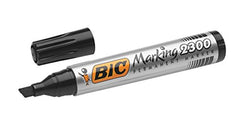 Bic Marking 2300 Permanent Marker Pens Pack of 3 PTE mm Wide Black