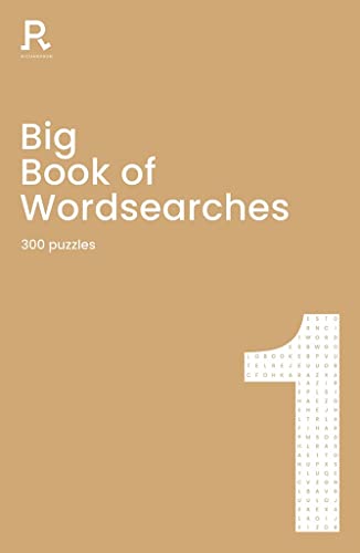 Big Book of Wordsearches Book 1: a bumper word search book for adults containing 300 puzzles (Richardson Puzzle Books)