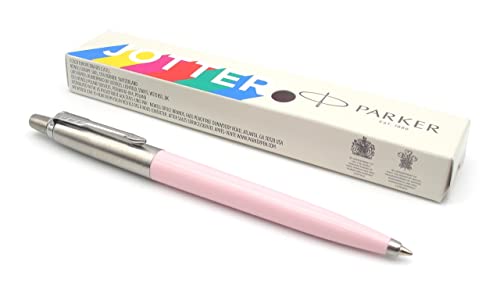 Parker Jotter Originals Ballpoint Pen - Baby Pink Pastel Finish - Retro Collection - Blue Ink - Gift Boxed