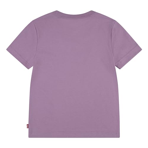 Levi's Boy's LVB Batwing TEE T-Shirt, Purple, 6 Years