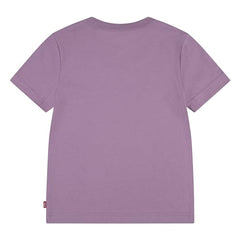 Levi's Boy's LVB Batwing TEE T-Shirt, Purple, 6 Years