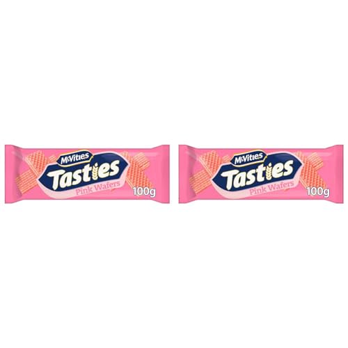 McVities Tasties Pink Wafer 100g (Pack of 2)