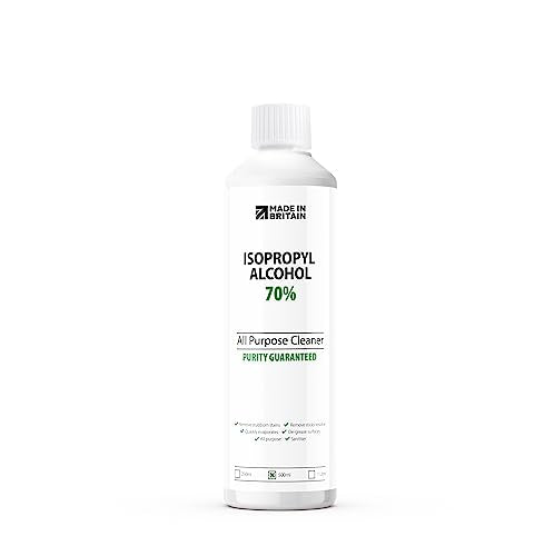 ChemLab - 70% Isopropanol Isopropyl All-Purpose Rubbing Alcohol   Disinfectant, Household Cleaner and Degreaser - Suitable for Electronics, Glass, Removing Grease and Glue 500ml