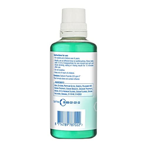 Colgate FluoriGard Daily Rinse Mouthwash 400ml (Alcohol-Free)  Clinically Proven Cavity Protection & Tooth Decay Prevention  Fluoride Formula for Strong, Healthy Teeth & Smiles.