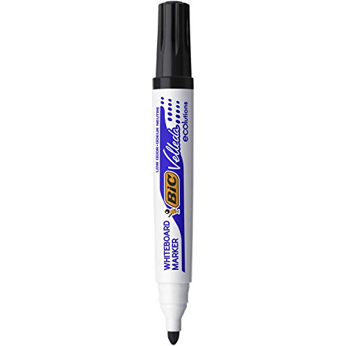 Bic TS-140038 Velleda 1701 Dry Wipe Bullet Tip Whiteboard Marker Pen, Pack of 4