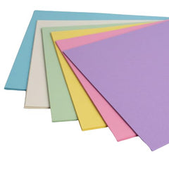 House of Card & Paper A4 160 GSM Card - Rainbow Pastel Coloured Card (Pack of 50 Sheets)