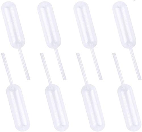 4ML Plastic Dessert Pipette Mini Pipette Cupcake Pipettes 4ml Squeeze Liquid Dropper Injector Transfer Pipette 40Pcs