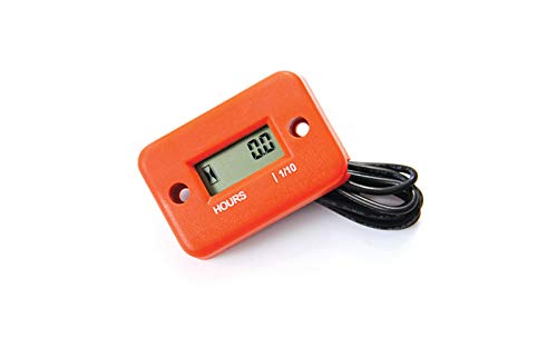 Nine Rong NR-HM006, Waterproof Gaso Engine Inductive Hour Meter For Motorcycle, Snowmobil,Motocross (ORANGE)