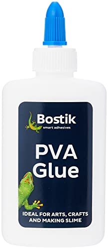 Bostik PVA Glue, Solvent Free Glue for Arts and Crafts, Dries Clear, 118ml bottle