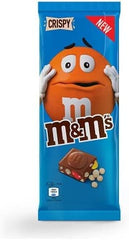 M&M's Crispy Chocolate Bar, Chocolate Gift, Milk Chocolate, Sharing Bar,150 g (Pack of 1)