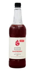 Simply Sugar Free Raspberry Syrup, Low Calorie, Vegan & Nut Free Flavoured Syrup for Coffee, Cocktails & Baking (1 Litre)