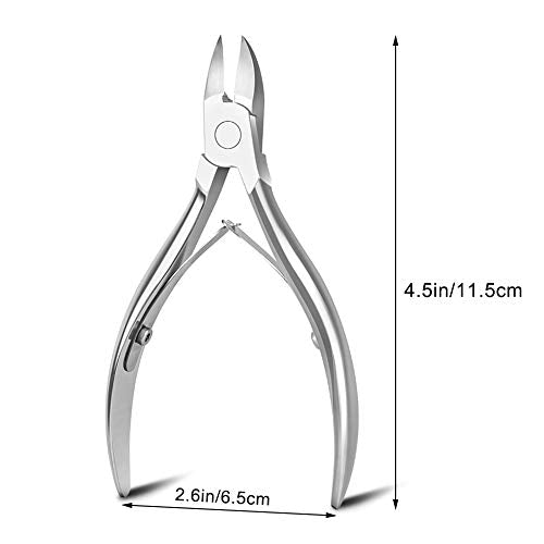 BEZOX Portable Nail Clipper - Toenail Clippers with Surgical Stainless Steel Suitable for Thick Fingernail Toenail