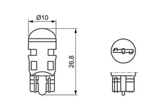 Bosch -W5W (- 501) LED Retrofit Car Light Bulbs - 12 V 1 W W2,1x9,5d - 2 Bulbs