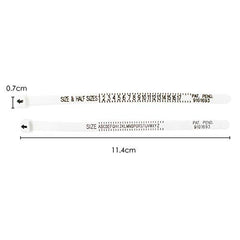 TRIXES Ring Sizer - Adjustable Finger - UK and US Sizes Measure Gauge - Custom and New Rings Jewellers