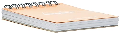 RHODIA 11503C - Spiral Notebook (Full Bound) Orange - A7 - Dotted Dot - 80 Detachable Sheets - 80G Clairefontaine Paper - Soft and Resistant Coated Card Cover - Classic