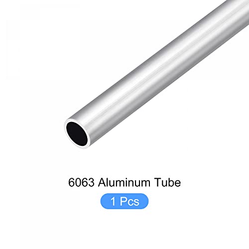 sourcing map 6063 Aluminum Tube (12mm OD x 10mm ID x 300mm L), Aluminum Round Tubing - for Home Furnishing, Machinery, DIY Handicraft