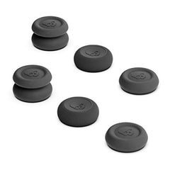 Skull & Co. Skin, CQC and FPS Thumb Grips Joystick Cap Analog Stick Cover for XBOX (XSX/XB1) Controller - Black, 3Pairs(6pcs)