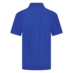 ZECO Kids Short Sleeve School Polo Shirt Royal Blue